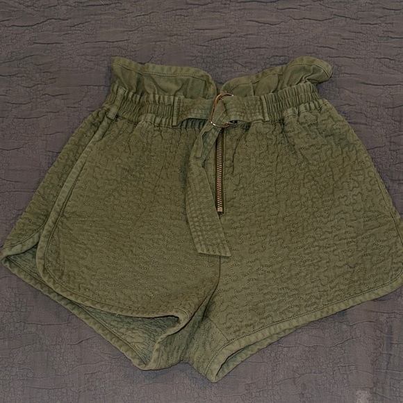 Olive Green Women's Shorts - Picture 1 of 2